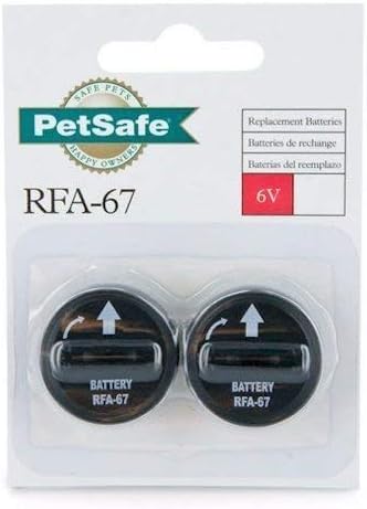 PetSafe Replacement Batteries 6 Volt (RFA-67D-11) Package of 2 Batteries