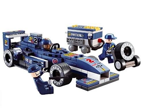 Sluban Formula 1 - M38-B0351 - F1 Racing - Voiture Bleue + Mécanicien Cover