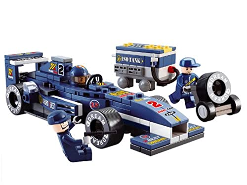 Sluban Formula 1 - M38-B0351 - F1 Racing - Voiture Bleue + Mécanicien