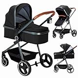 MOUMISS Baby Stroller Newborn Standard Convertible Bassinet Stroller Infant to Toddler Stroller Baby Carriage Pram coches para Bebes modernos 2024 carriolas para Bebes recien nacido