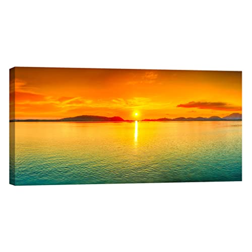 Toile nature phosphorescente Lights in the dark 60 x 120 cm