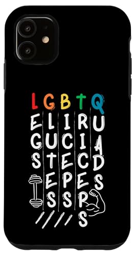 Workout LGBTQ Legs Glutes Biceps Triceps Quads Gym Lover �X�}�z�P�[�X iPhone 11 �p