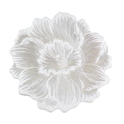 Mantel para mesa | Práctico mantel individual para comedor, posavasos decorativos para bebidas, estampado dorado, decoración de mesa de cocina, comedor, vajilla, juego de té