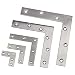 Produktbild Edelstahl L Blech Eckwinkel Verbinder in 5 Größen (50x50mm (10x))