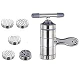 家庭用 製麺機 商業用 ステンレス鋼麺メーカー で パスタマシン プレス機 自宅でDIY麺類 5 モデル ヌードル様々な様子麺 手作り うどん ステンレス鋼麺メーカー ラーメン作り器