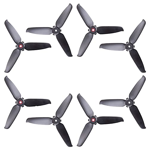 DJI FPV Drone 5328 Propellers 3-Blades Props Low Noise Quick-Release Upgrade Replacement Accessories (8pcs - 4CW 4CCW, Black)