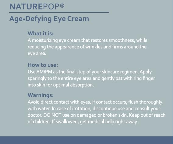 Age-Defying Eye Cream With Vitamin C&E | Daily Under Eye Cream for Dark Circles & Puffiness, Anti Aging Line Smoothing with 10 Botanical Extracts + Niacinamide + Antioxidant | Made in Korea (30g) - Image 3