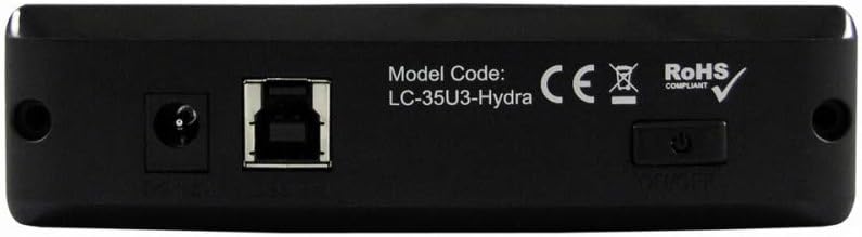 LC-Power External Enclosure, Multicoloured, 0