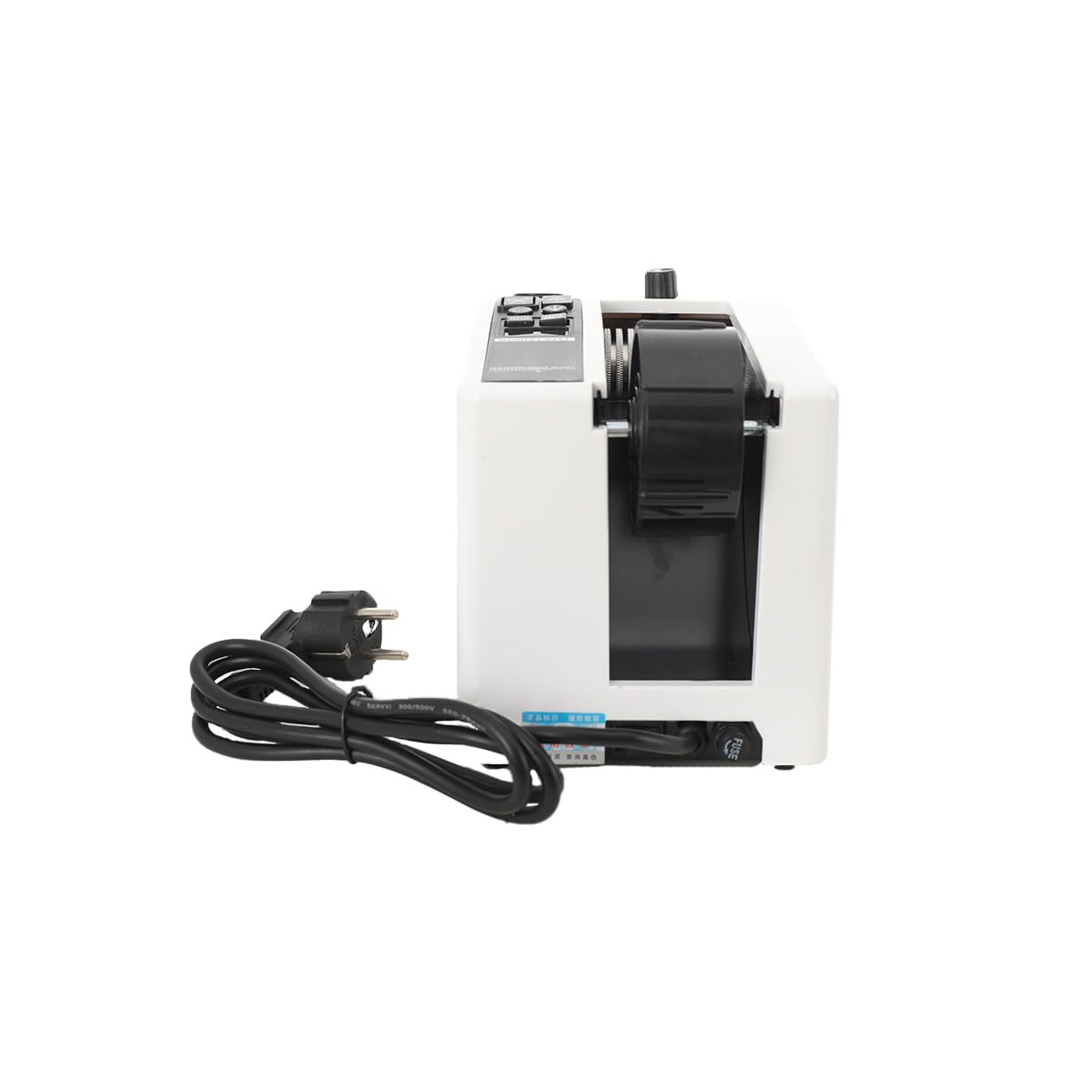 Klebebandabroller, 220V Paketbandabroller Tesafilm Abroller Einstellbare LäNge Von 20 Bis 999 Mm Paketklebeband Abroller Led-Bildschirmanzeige, Geeignet für 7 Bis 50 mm Breites Band