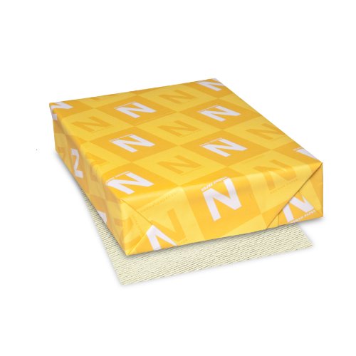 Classic Laid Premium Paper, 8.5" x 11", 24 lb, Baronial Ivory, 500 Sheets (06551) by Neenah - Used condition - Image 2