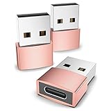 [Langlebig und zuverlässig] Das hochwertige Aluminiumgehäuse des Adapters wurde ebenfalls einem Ermüdungstest des Biegens unterzogen und hat sich als für Ihre Verwendung geeignet erwiesen. Der eingebaute 56KΩ-Widerstand in diesem USB-C-zu-USB-Adapter gewährleistet eine sichere und dauerhafte Aufladung und Datenübertragung.