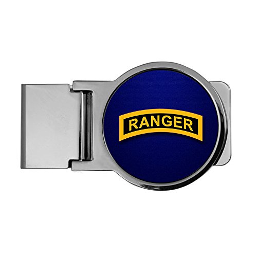 ExpressItBest Premium Money Clip - US Army Rangers (Airborne), tab