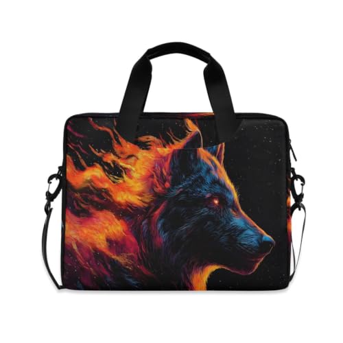 Bolsa de hombro compacta para portátil con bolsillo de accesorios