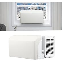 Indoor Air Conditioner Cover,Compatible with U-Shape Window AC Units,Windproof Design Indoor AC Cover for U-Shape Window Air Conditioner Unit,Block Dust and Cold Draft
