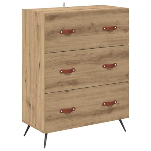 Aparador de madera de roble Artisan de aspecto moderno con amplio espacio de almacenamiento 7