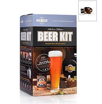 Mr Beer Deluxe Kit with Bottle Capper, Caps and More