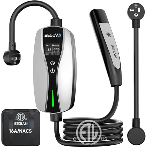 SEGUMA Level 1/2 Tesla Charger, 6A-16A ETL Certified NACS Charger for Tesla by SEGUMA - Used condition - US$143.88