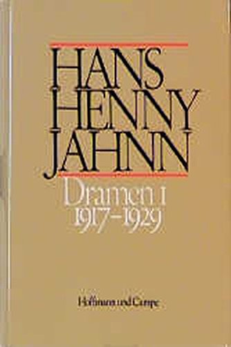 Werke in Einzelbaenden. Hamburger Ausgabe / Dramen I