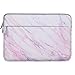 MOSISO Laptop Sleeve Compatible with MacBook Pro 16 inch 2021 2022 M1 Pro/Max A2485/2019-2020 A2141/Pro Retina 15 A1398, 15-15.6 inch Notebook Computer, Canvas Horizontal Cross Grain Marble Bag Cover
