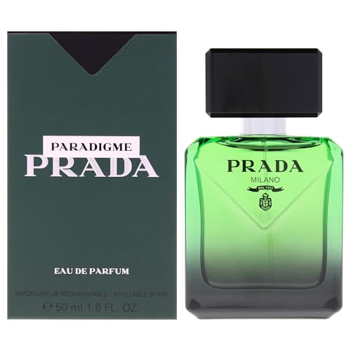 Prada Paradigme Eau De Parfum Refillable Spray for Men, 1.6 Ounce
