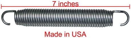 Trampoline Part Store 7" Inch Ultra-Grade Trampoline Springs, Quantity of 15, Extension Spring, Farming, Ranching, Machinery, Maintenance, Home Repairs