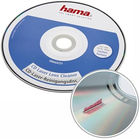 Hama CD Laser Lens Cleaner | For Cleaning of the Laser Optics In a CD Player