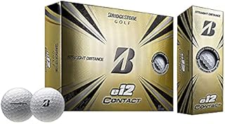 Bridgestone Golf 2021 e12 Contact Golf Balls, White, 2021 Model, One Size, 12 count (Pack of 1)