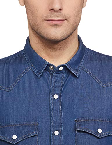 Image of United Colors of Benetton Men's Cotton Slim Fit Shirt