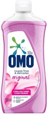 OMO Roupas Finas E Delicadas Original - Sabão Liquido 900Ml