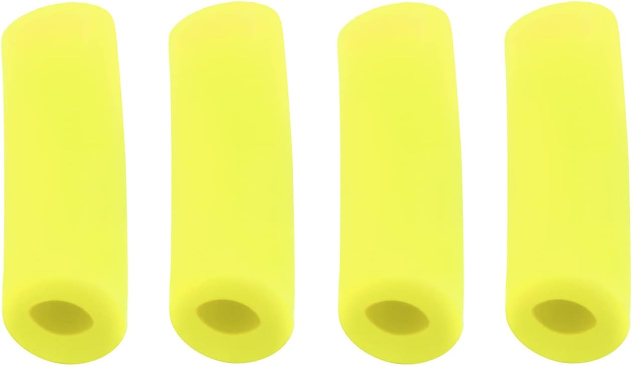 Teak Tuning Standard Fingerboard Pivot Cups, Yellow, Pack of 4