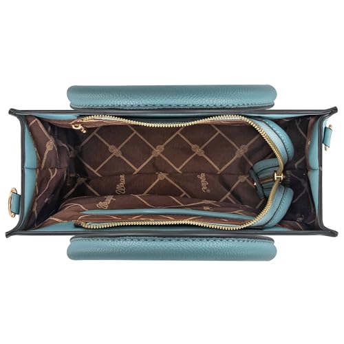 Image of Wrangler 3PCS Purses for Women Tote Bag Crossbody Handbag and Wallet Set with Guitar Strap