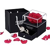 🌹【Flores Que Nunca se Desvanecen】 La rosa es un símbolo del amor eterno, es una flor 100% artesanal y tratada con un método de protección único. Conserva completamente las características de las flores, simboliza el amor eterno y haz que tu amor esté siempre fresco.