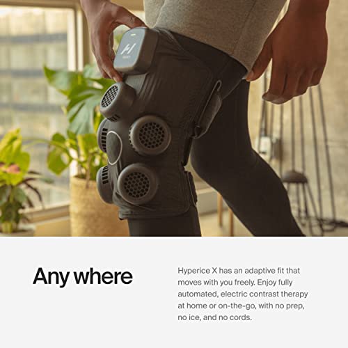 Hyperice X Knee Device - Advanced Heat and Cold Contrast Therapy - Pain and Inflammation Relief - Provides Increased Range of Motion - FSA/HSA Eligible - Thumbnail 4