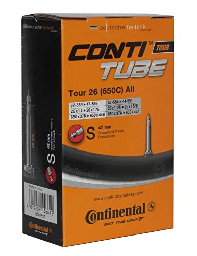 Continental Fahrrad Schlauch Conti Tube Tour 26 All, Variante:26X1 1/8-1.75´´ 37/47-559/597 Sv 42Mm