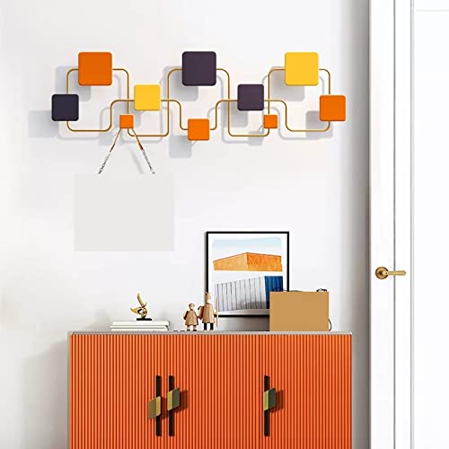 Crochet à vêtements mural avec support de rangement clés pour entrée compacte