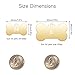 Stainless Steel Custom Pet ID Tags, Personalized Bone Shaped Dog Cat Tags Tag with Rhinestone Crown Pendant, Engraved on Both Sides, up to 8 Lines of Custom Text
