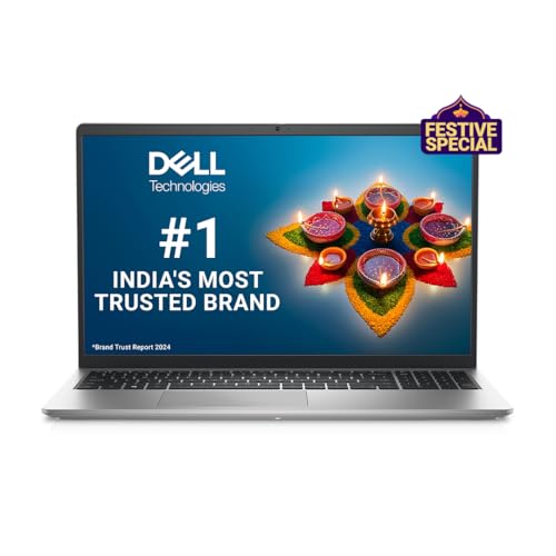 Image of Dell Inspiron 3520 Laptop, Intel Core i3-1215U Processor, 8GB, 512GB, 15.6 inch (39.62cm) FHD Display, Win 11 + MSO'21, 15 Month McAfee Antivirus, Silver, Thin & Light-1.65kg
