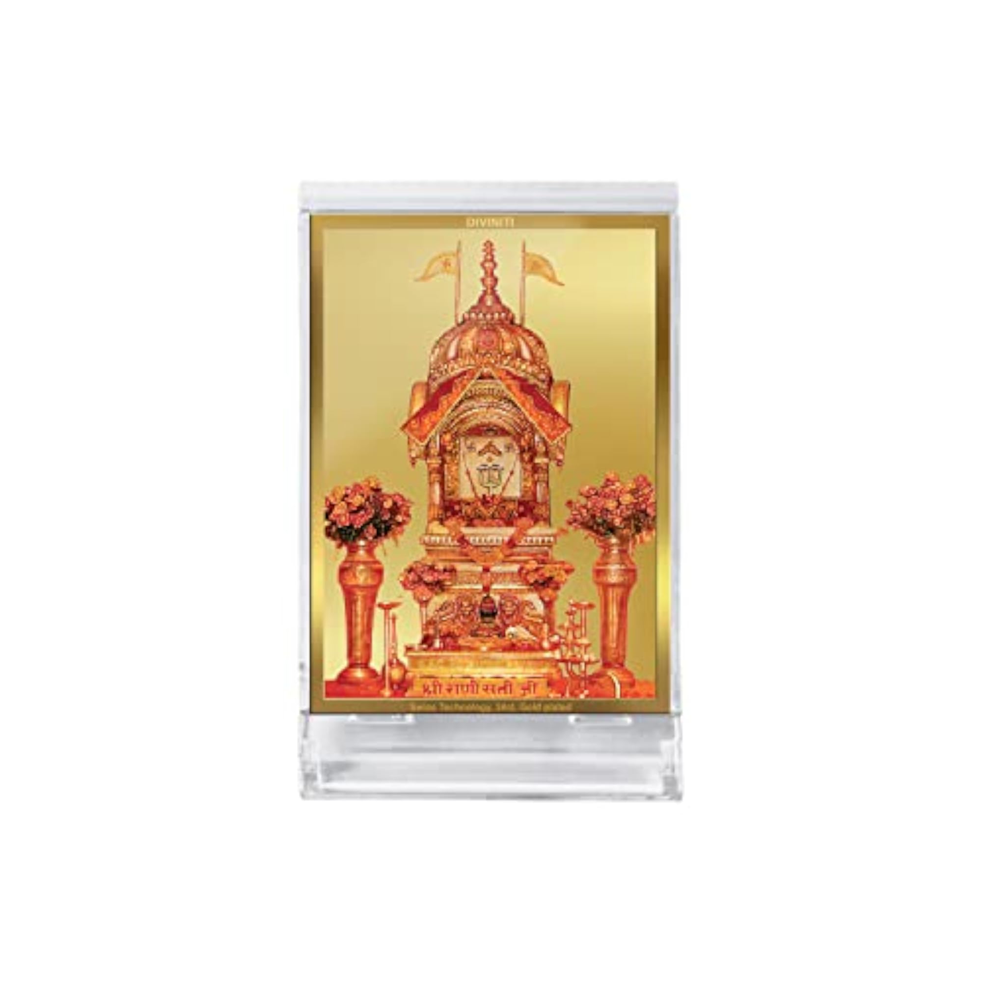 Rani Sati Photo Frame for Car Dashboard and Table Decor