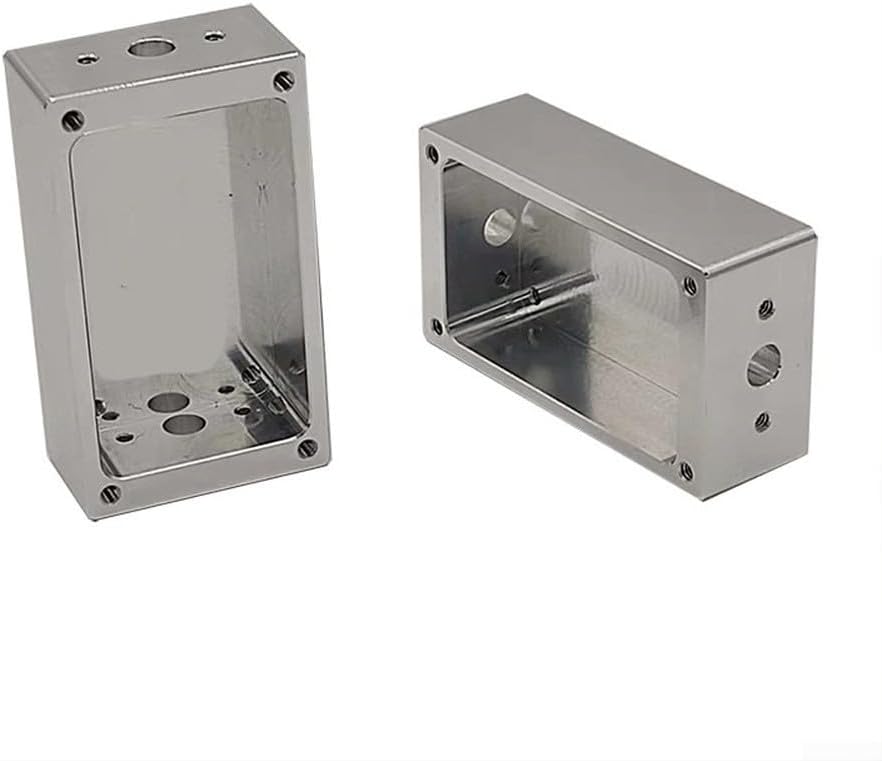 RF Shield Enclosure CNC Aluminum Box, for EMI Protection for -SMA Connectors, Precision-Machined Housing for Stable Signal Transmission