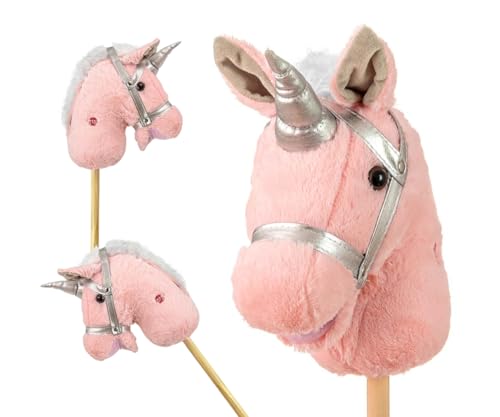 Milly Mally Hobby Caballo en Kiev Rosa Luz Hobby Caballo Juguete para Niños 18m+
