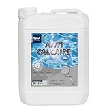 EDG by AQUALUX INTERNATIONAL   Anti Calcaire Liquide 5L | Anti Tartre & Anti Eau Laiteuse | Protège Liner, Coque et Filtre | Prévention Calcaire Piscine et Spa | Haute Performance