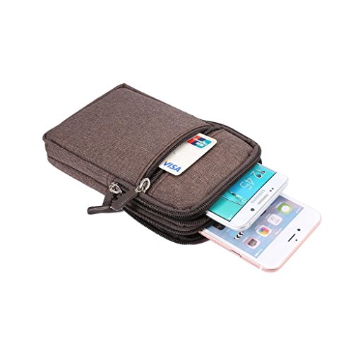 Universal Cell Phone Purse Multipurpose Waist Pack Bag for Outdoor Sports Moblie Phone Carrying Cases Belt Bag Pouch for iPhone X/8/7/6/6S Plus Samsung Galaxy Series Phones Under 6.3'' from WaitingU