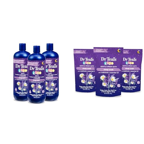 Dr Teal's Kids 3-in-1 Sleep Bath & Epsom Soak Bundle