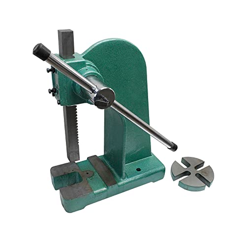 3 Ton Heavy Duty Arbor Press, Cast Iron Punch Press For Riveting Punching Holes #TOP2