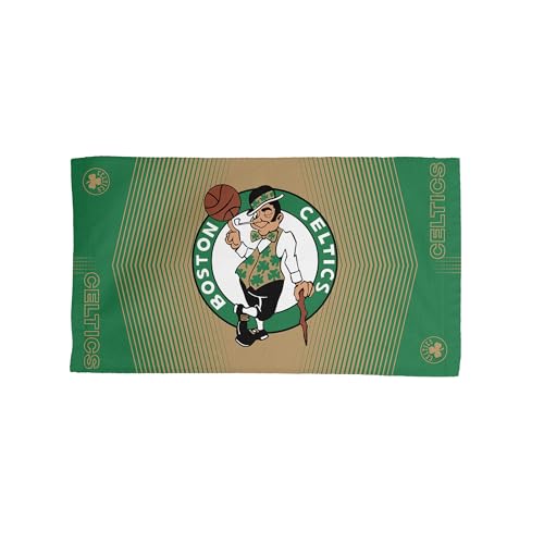 Boston Celtics NBA Hussle Micro Fiber Sports Towel 24 x 42 Inches