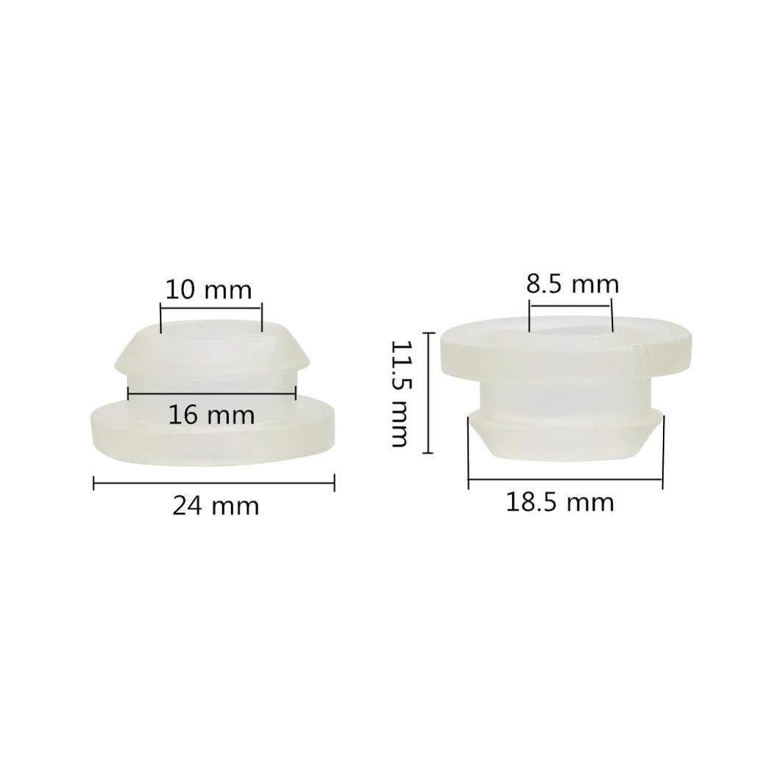 100 piezas Anillos de sello for grifo de jardín Anillo de goma de 16 mm Adaptador de cinta de goteo Válvula de microirrigación Delantales Conector de sello de junta Proveedores - Interfaz de tubería