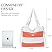 Angel Kiss Hobo Purses for Women Multi-Color Striped Lattice Cross Body Shoulder Purse Bag Tote Handbag