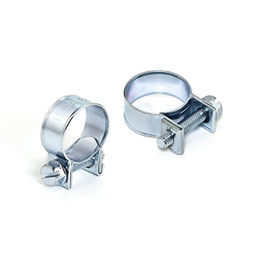 Sutemribor 10 Sizes Mini Fuel Injection Line Style Hose Clamps Assortment Kit (84 Pcs) #TOP4