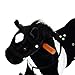 Qaba Kids Plush Ride On Toy Walking Horse with Wheels and Realistic Sounds, 30