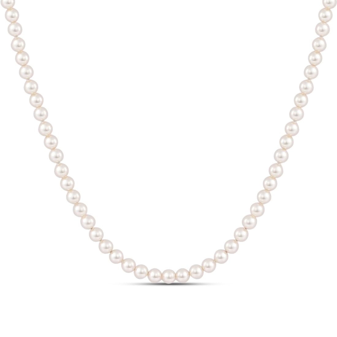 zavya 925 Sterling Silver Sleek Pearl Rose Gold Plating Necklace | Gift for Women and Girls | With Certificate of Authenticity and 925 Hallmark-picture-38